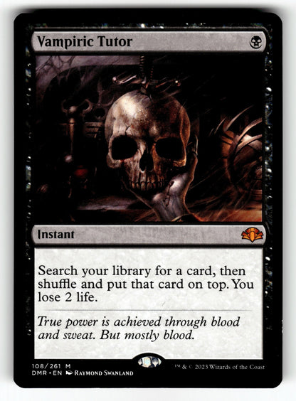 Vampiric Tutor – 108 DMR: Dominaria Remastered M NM