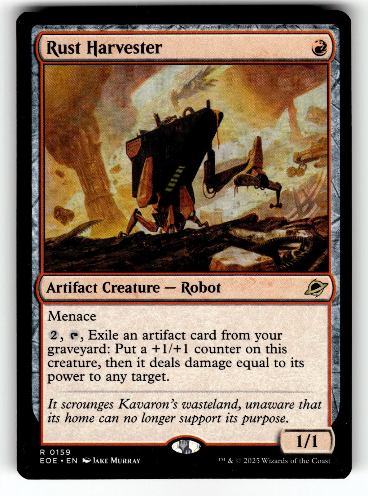 Rust Harvester – 159 EOE: Edge of Eternities R NM