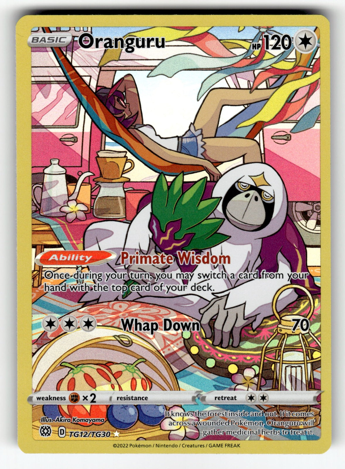 Oranguru – TG12/TG30 SWSH09:TG: SWSH09: Brilliant Stars Trainer Gallery Ultra Rare HoloNM