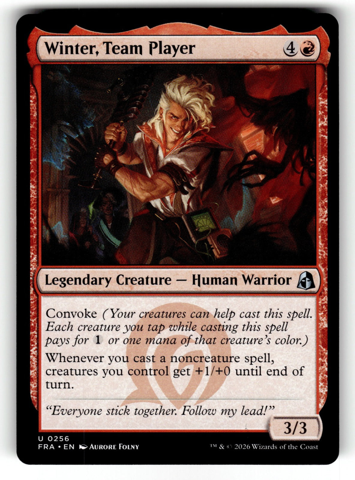 Winter, Team Player – 256 FRA: Reality Fracture U NM