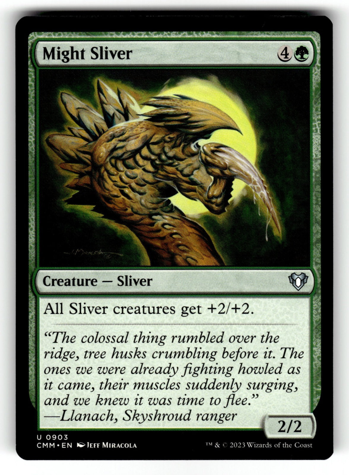Might Sliver – 903 CMM: Commander Masters U NM