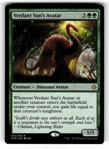 Verdant Sun's Avatar – 213 XLN: Ixalan R LP