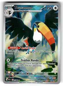 Toucannon – 094/084 PBL: ME05: Pitch Black Illustration Rare Holo NM
