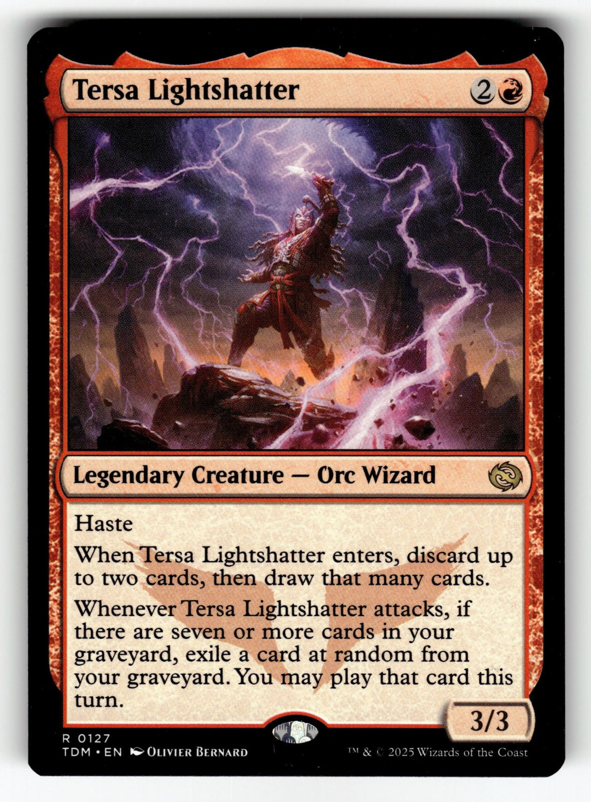 Tersa Lightshatter – 127 TDM: Tarkir: Dragonstorm R NM