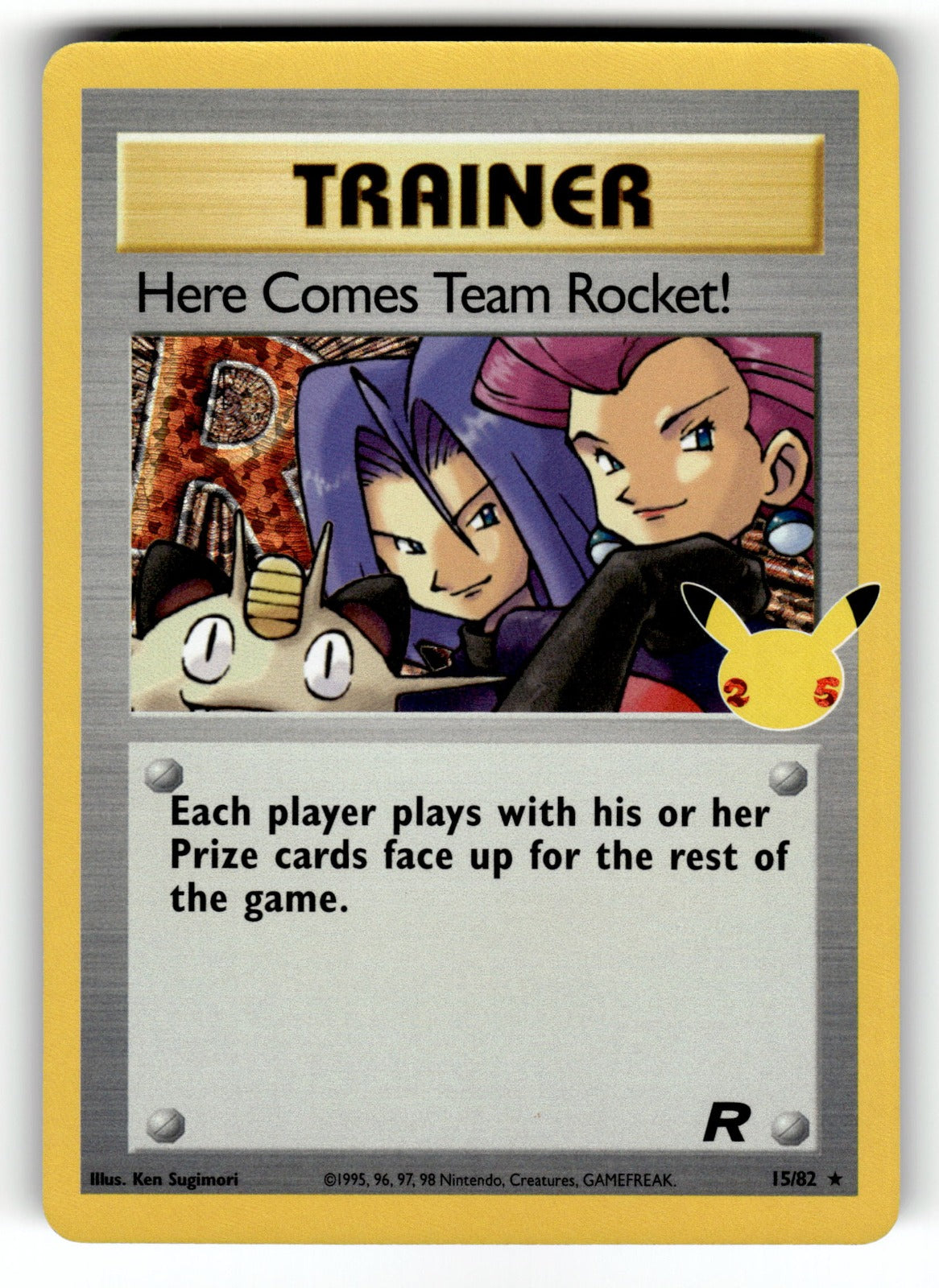 Here Comes Team Rocket! – 15/82 CCC: Celebrations: Classic Collection Classic Collection Holo NM