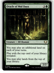 Oracle of Mul Daya – 102 EOC: Commander: Edge of Eternities R NM