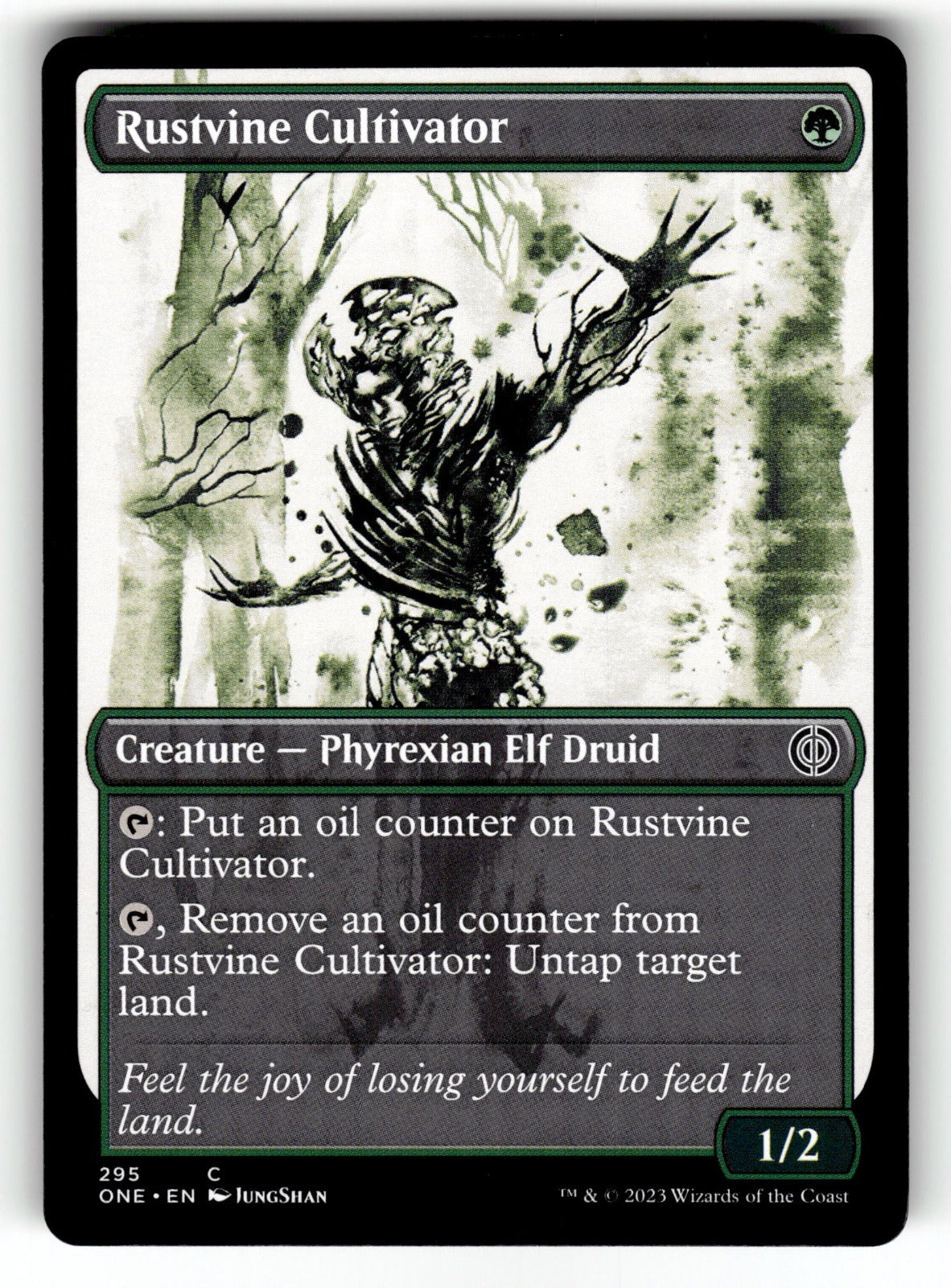 Rustvine Cultivator (Showcase) – 295 ONE: Phyrexia: All Will Be One C NM
