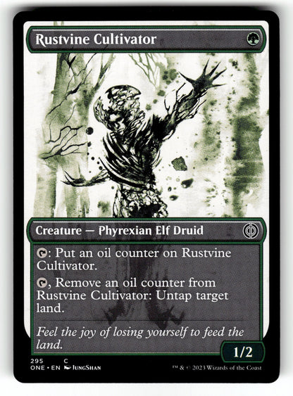 Rustvine Cultivator (Showcase) – 295 ONE: Phyrexia: All Will Be One C NM