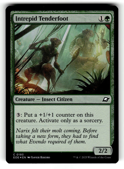Intrepid Tenderfoot – 193 EOE: Edge of Eternities C Foil NM
