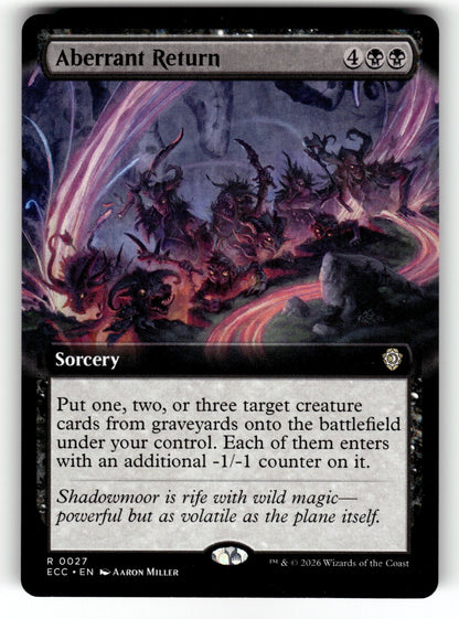 Aberrant Return (Extended Art) – 27 ECC: Commander: Lorwyn Eclipsed R NM