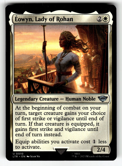 Eowyn, Lady of Rohan – 10 LTR: Universes Beyond: The Lord of the Rings: Tales of Middle-earth U NM