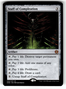 Staff of Compleation – 242 ONE: Phyrexia: All Will Be One M LP