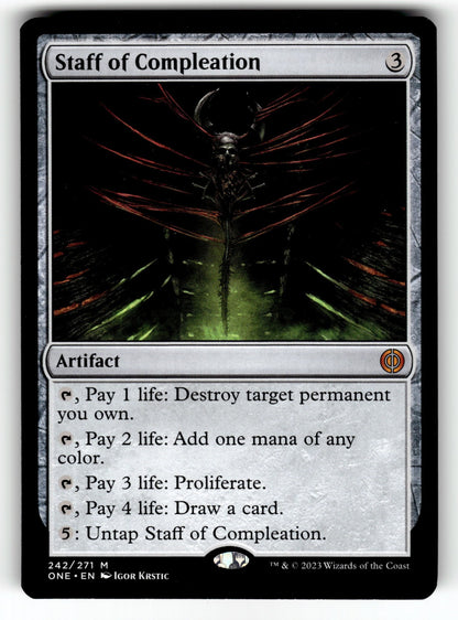 Staff of Compleation – 242 ONE: Phyrexia: All Will Be One M LP