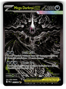 Mega Darkrai ex – 116/084 PBL: ME05: Pitch Black Special Illustration Rare Holo NM
