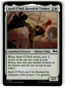 April O'Neil, Kunoichi Trainee – 3 TMT: Teenage Mutant Ninja Turtles C Foil NM