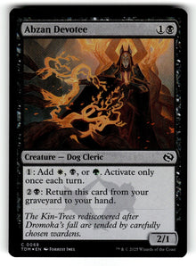 Abzan Devotee – 68 TDM: Tarkir: Dragonstorm C Foil NM