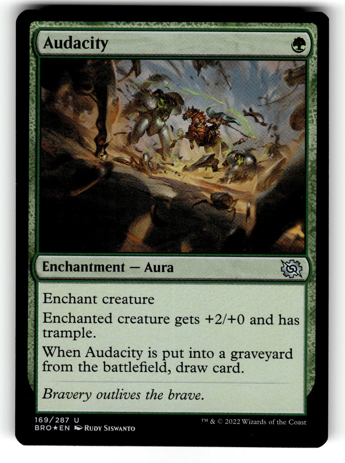 Audacity – 169 BRO: The Brothers' War U Foil NM