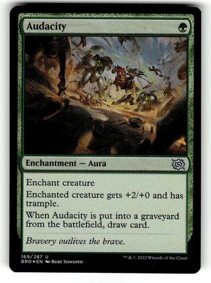 Audacity – 169 BRO: The Brothers' War U Foil NM