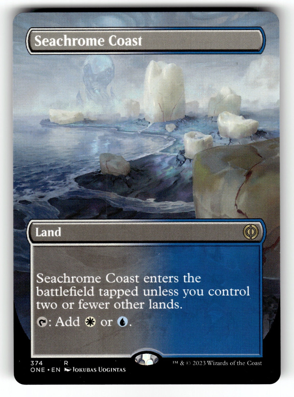 Seachrome Coast (Borderless) – 374 ONE: Phyrexia: All Will Be One R LP