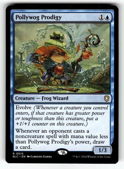 Pollywog Prodigy – 15 BLC: Commander: Bloomburrow R LP