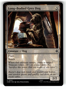 Long-Bodied Grey Dog – 1 HOB: The Hobbit C NM