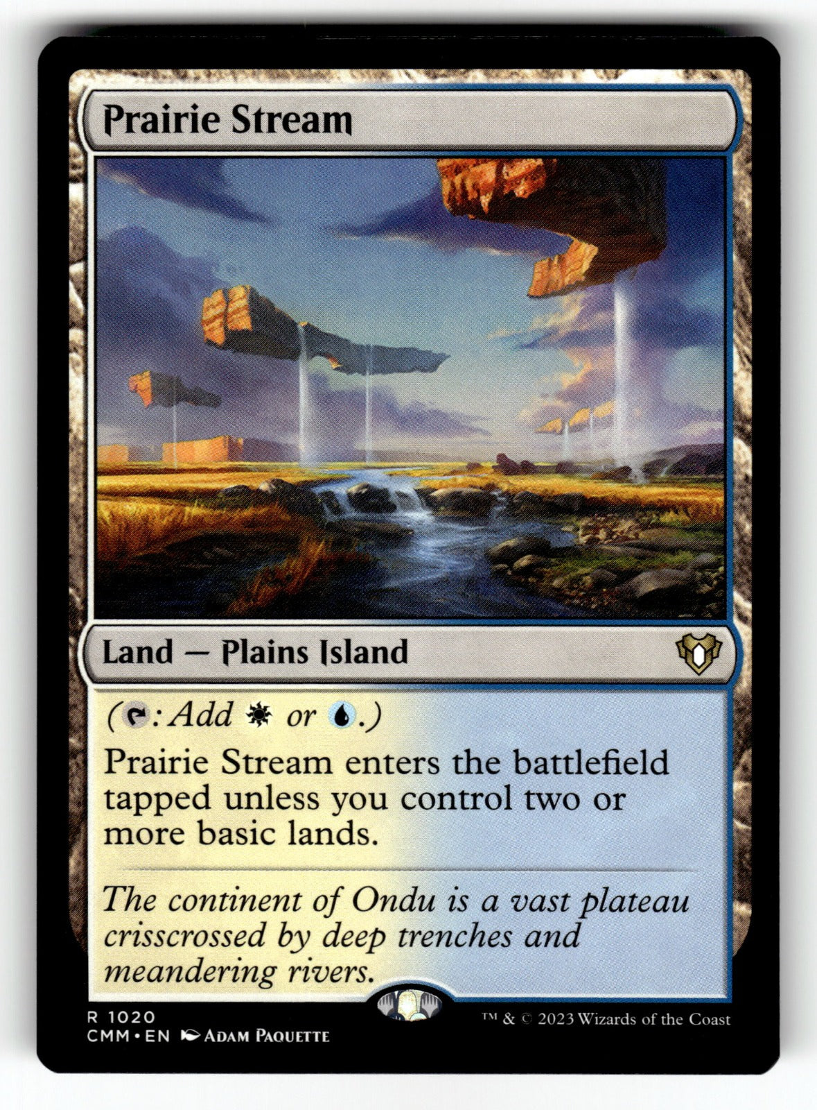 Prairie Stream – 1020 CMM: Commander Masters R NM