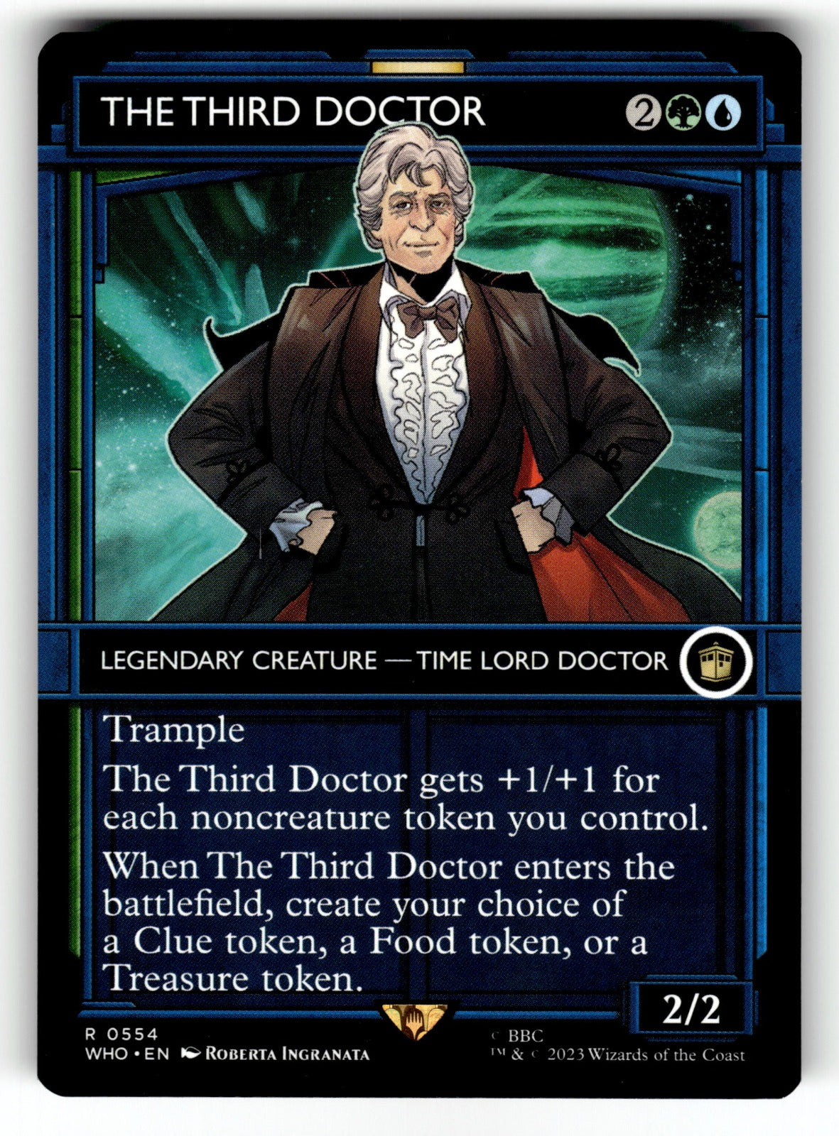 The Third Doctor (Showcase) – 554 WHO: Universes Beyond: Doctor Who R NM