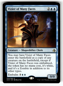 Vizier of Many Faces – 74 AKH: Amonkhet R NM