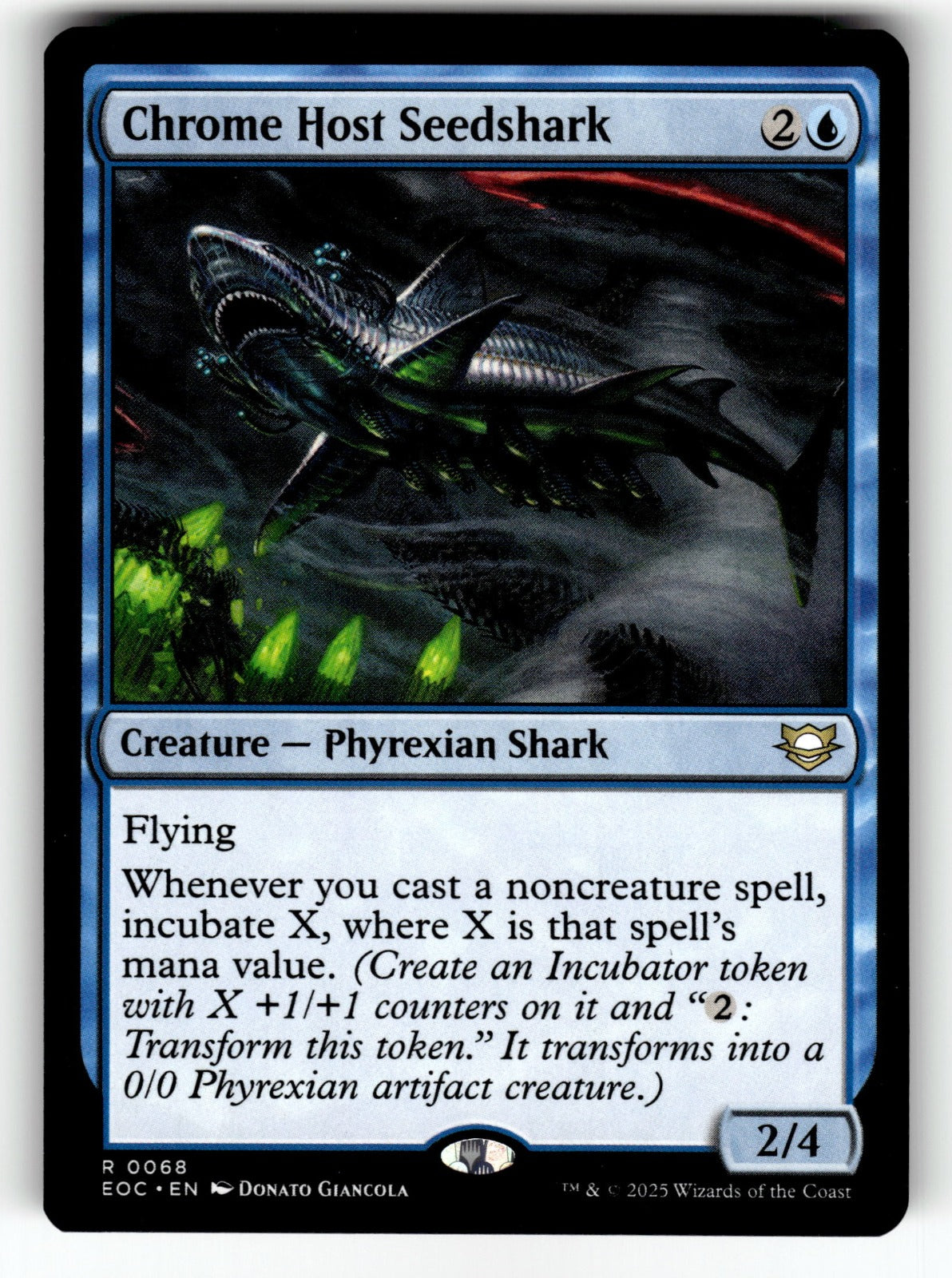 Chrome Host Seedshark – 68 EOC: Commander: Edge of Eternities R LP