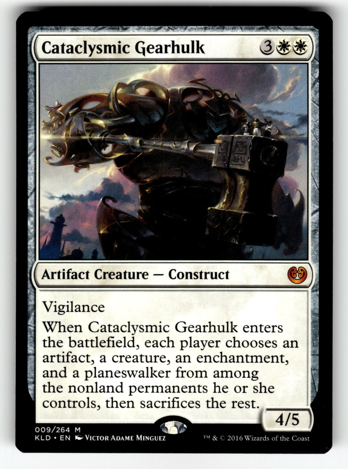 Cataclysmic Gearhulk – 9 KLD: Kaladesh M NM