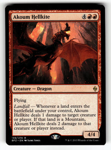 Akoum Hellkite – 139 BFZ: Battle for Zendikar R LP
