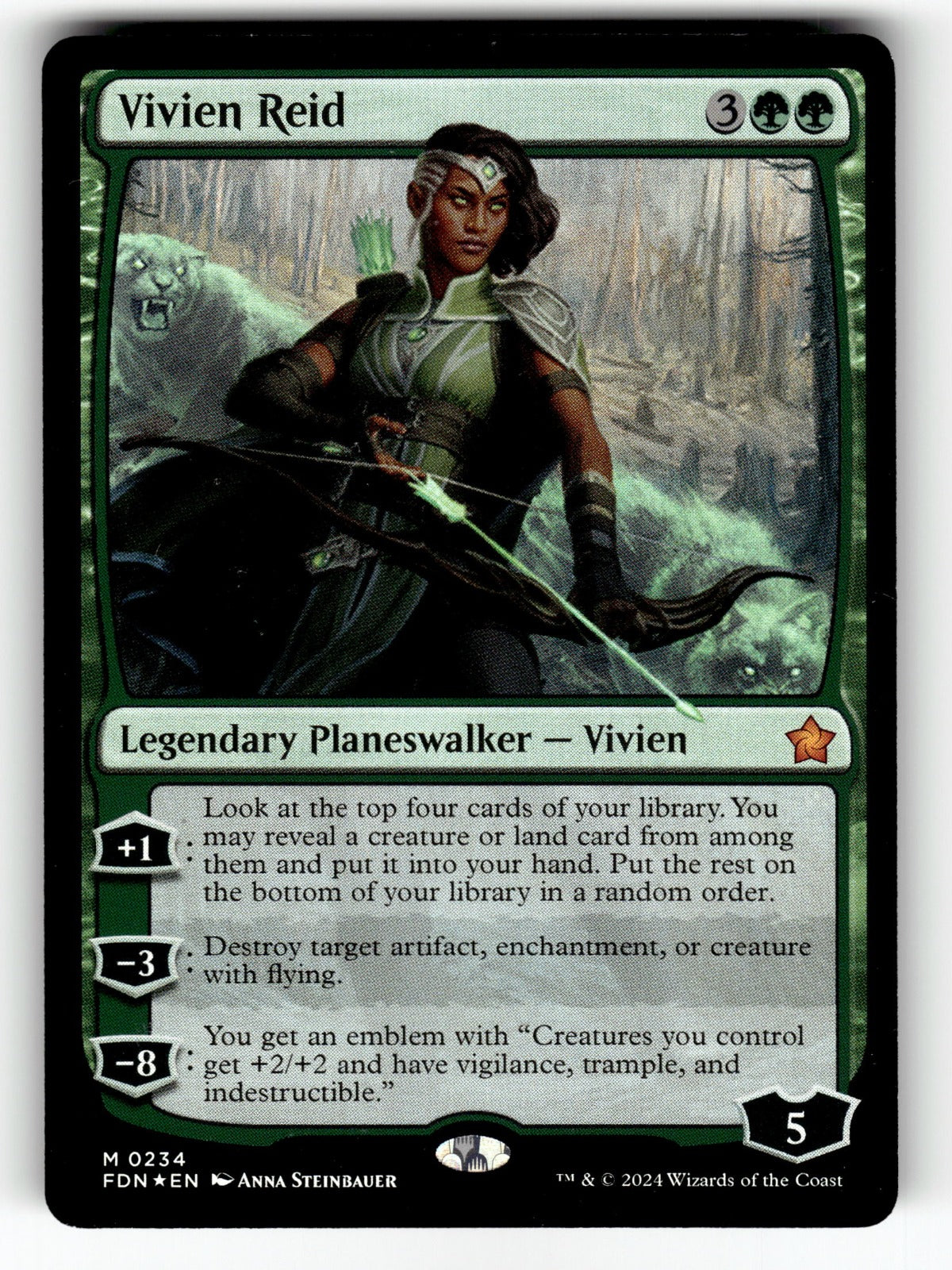 Vivien Reid – 234 FDN: Foundations M Foil NM