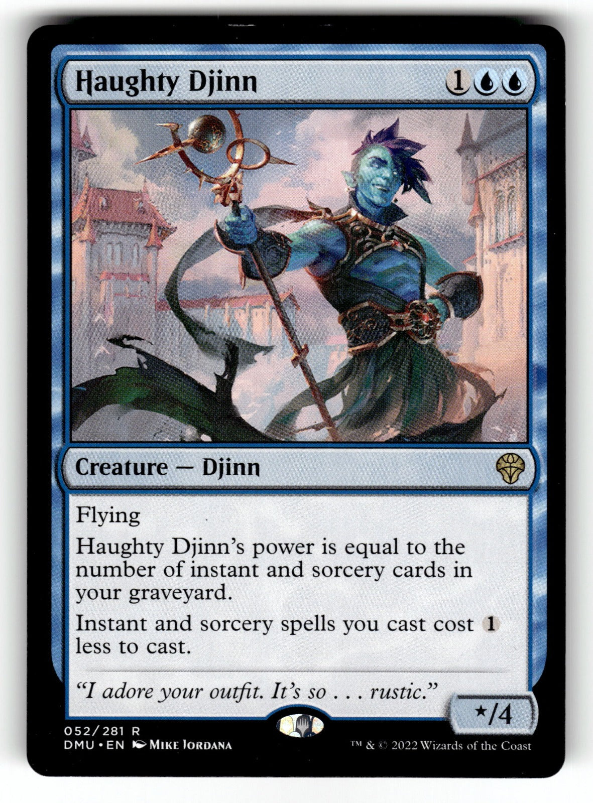Haughty Djinn – 52 DMU: Dominaria United R NM