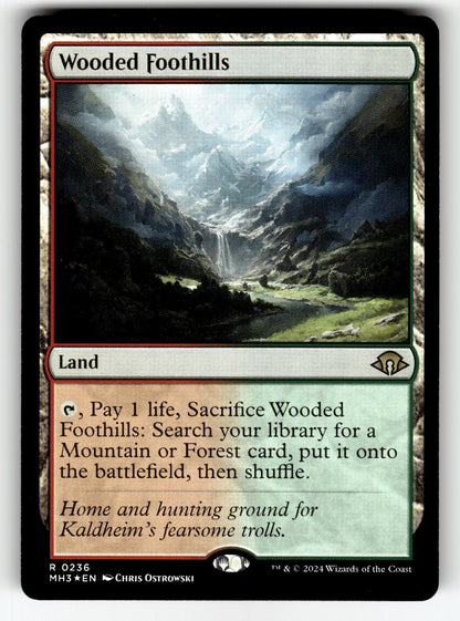 Wooded Foothills – 236 MH3: Modern Horizons 3 R Foil NM