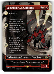 Summon: G.F. Cerberus (Borderless) – 368 FIN: FINAL FANTASY R NM