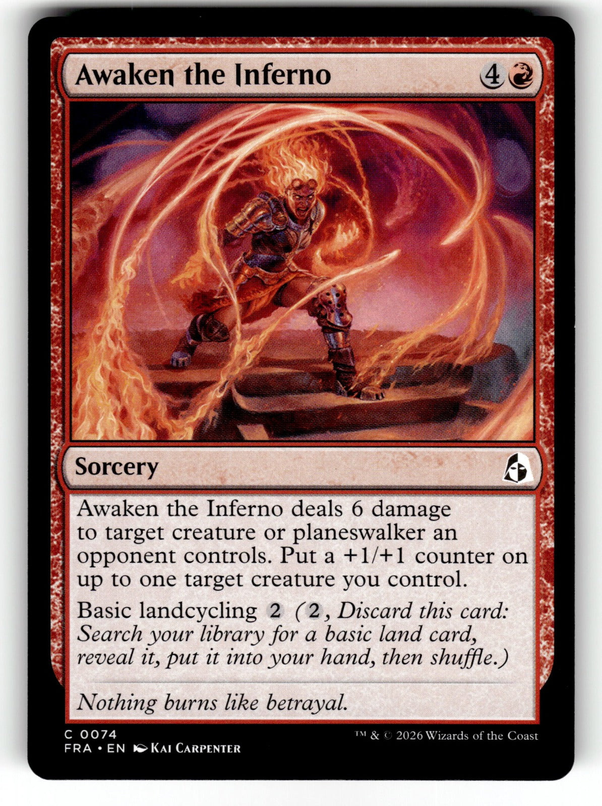 Awaken the Inferno – 74 FRA: Reality Fracture C NM