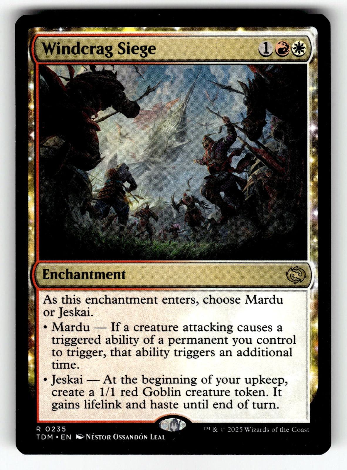 Windcrag Siege – 235 TDM: Tarkir: Dragonstorm R NM