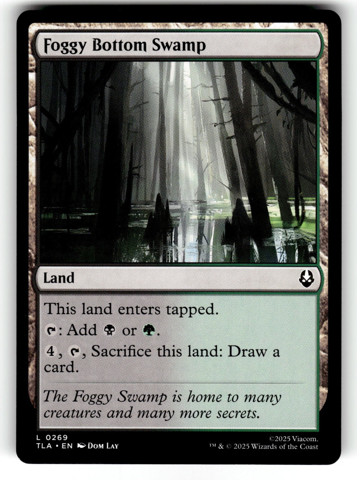 Foggy Bottom Swamp – 269 TLA: Avatar: The Last Airbender L NM