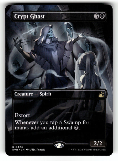 Crypt Ghast (Anime Borderless) – 423 RVR: Ravnica Remastered R NM