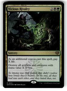 Vicious Rivalry – 241 SOS: Secrets of Strixhaven R Foil NM