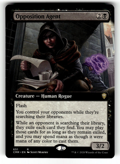 Opposition Agent (Extended Art) – 651 CMR: Commander Legends R LP