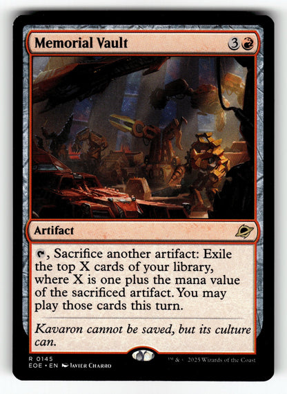Memorial Vault – 145 EOE: Edge of Eternities R NM