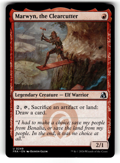 Marwyn, the Clearcutter – 249 FRA: Reality Fracture U NM