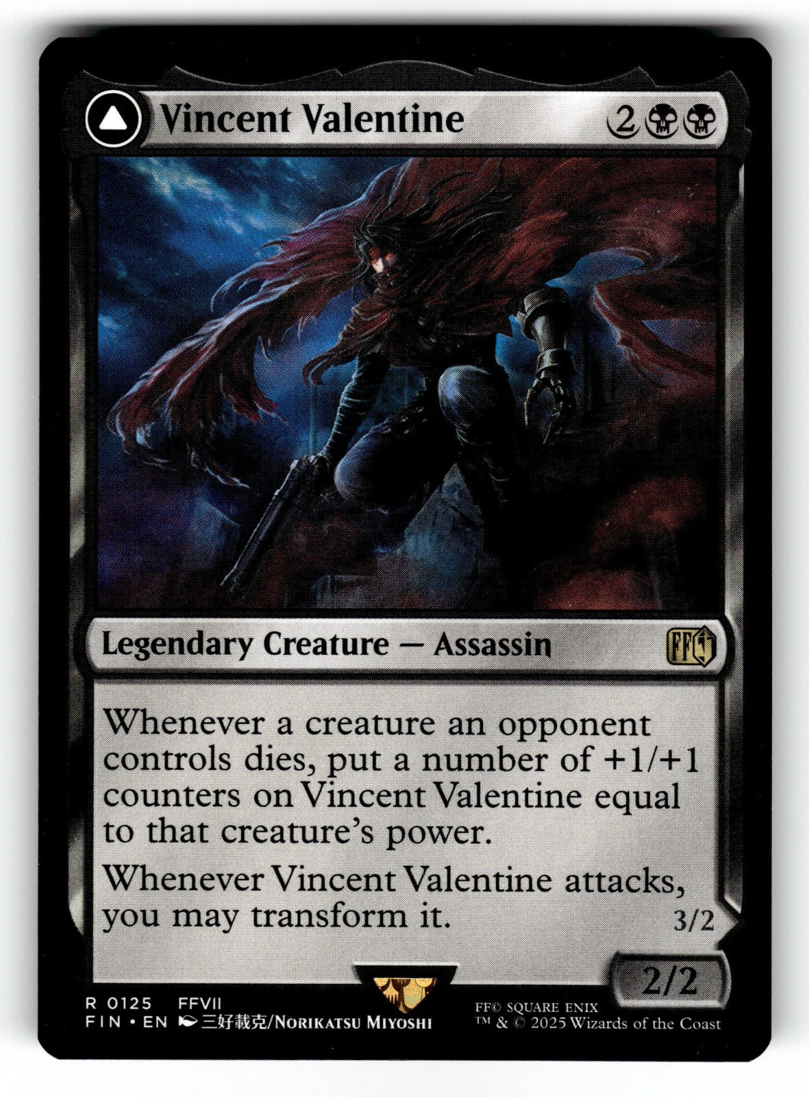 Vincent Valentine – 125 FIN: FINAL FANTASY R NM