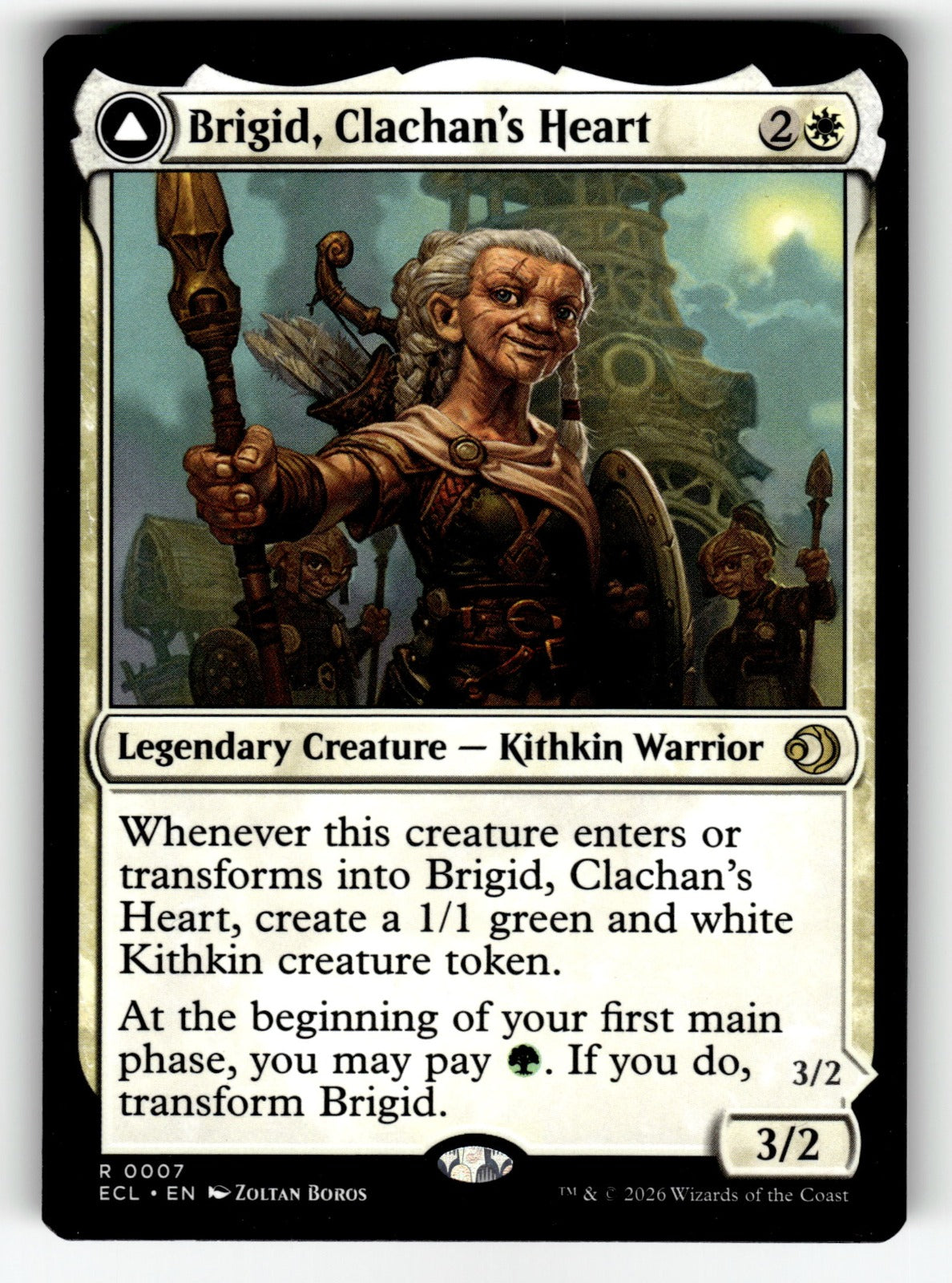 Brigid, Clachan's Heart – 7 ECL: Lorwyn Eclipsed R NM