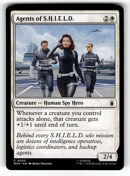Agents of S.H.I.E.L.D. – 5 MSH: Marvel Super Heroes C NM
