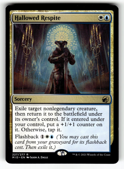 Hallowed Respite – 227 MID: Innistrad: Midnight Hunt R NM