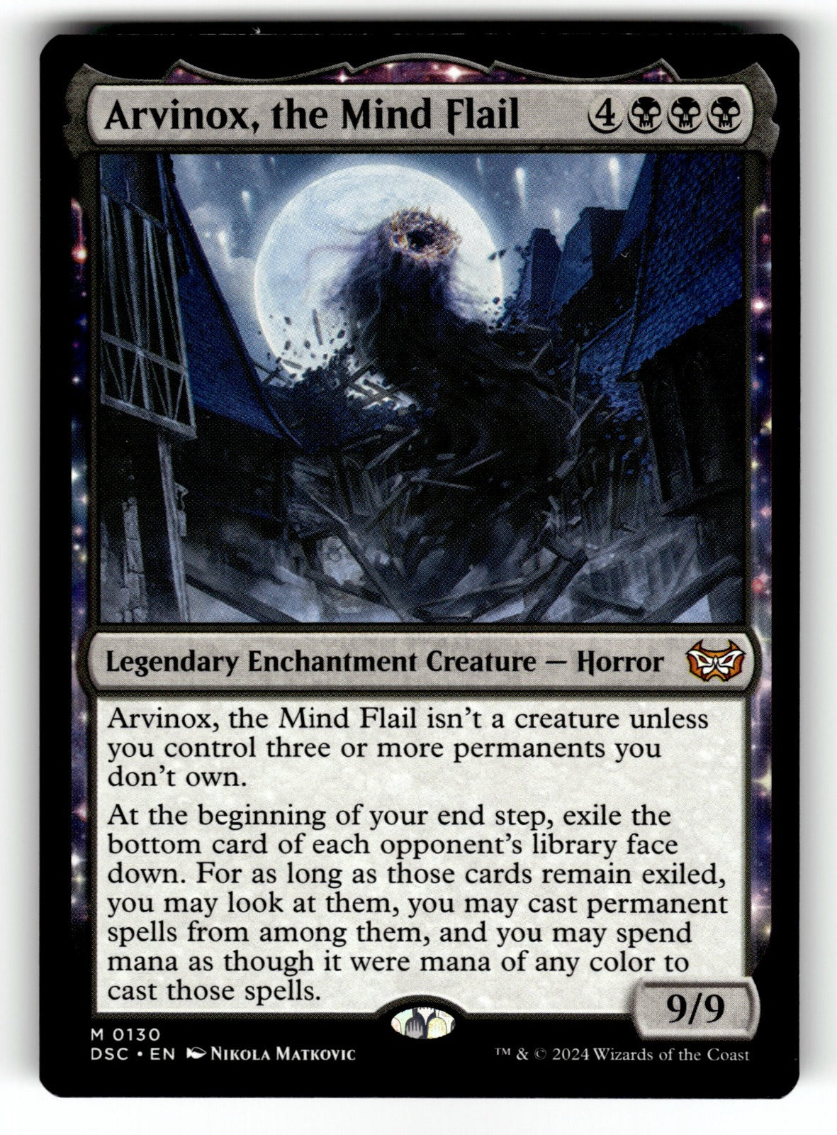 Arvinox, the Mind Flail – 130 DSC: Commander: Duskmourn: House of Horror M NM