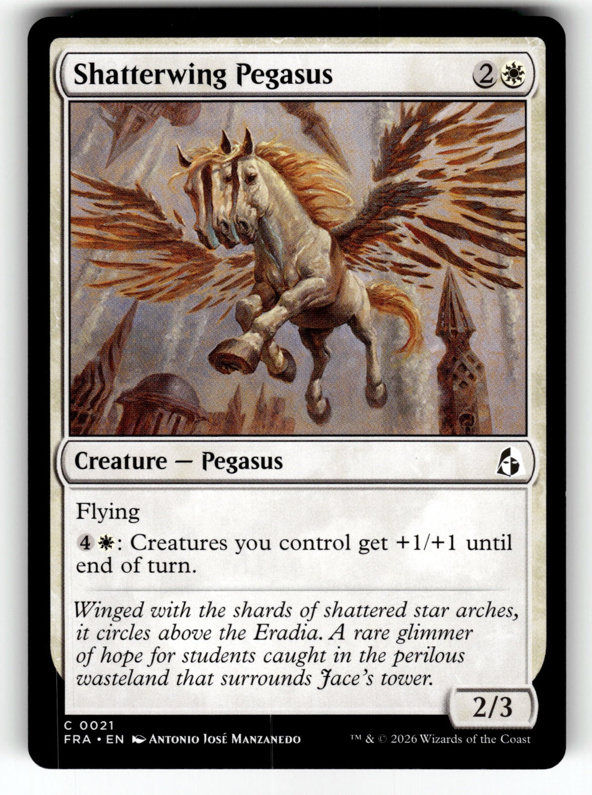 Shatterwing Pegasus – 21 FRA: Reality Fracture C NM