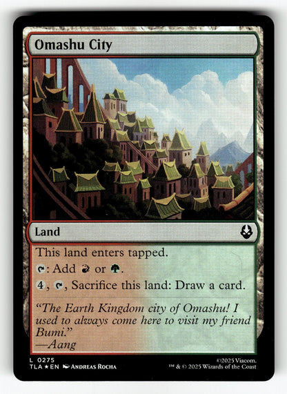 Omashu City – 275 TLA: Avatar: The Last Airbender L Foil NM